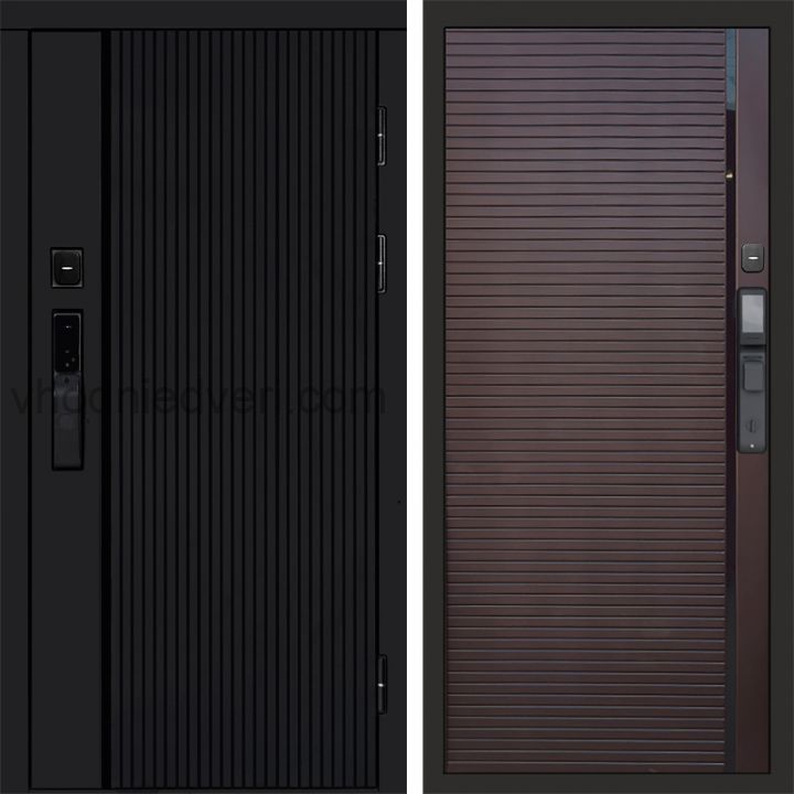 Входная дверь Termo-door УРБАН BLACK с электрозамком - Porte Шоколад