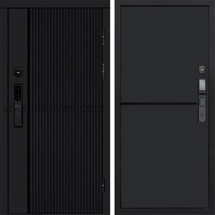 Входная дверь Termo-door УРБАН BLACK с электрозамком - Нео Black
