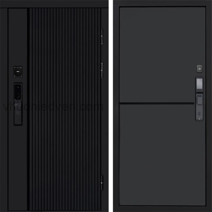 Входная дверь Termo-door УРБАН BLACK с электрозамком - Нео Графит