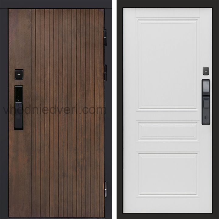 Входная дверь Termo-door ТВИСТ УЛЬТРА с электрозамком - Классика Лиственница