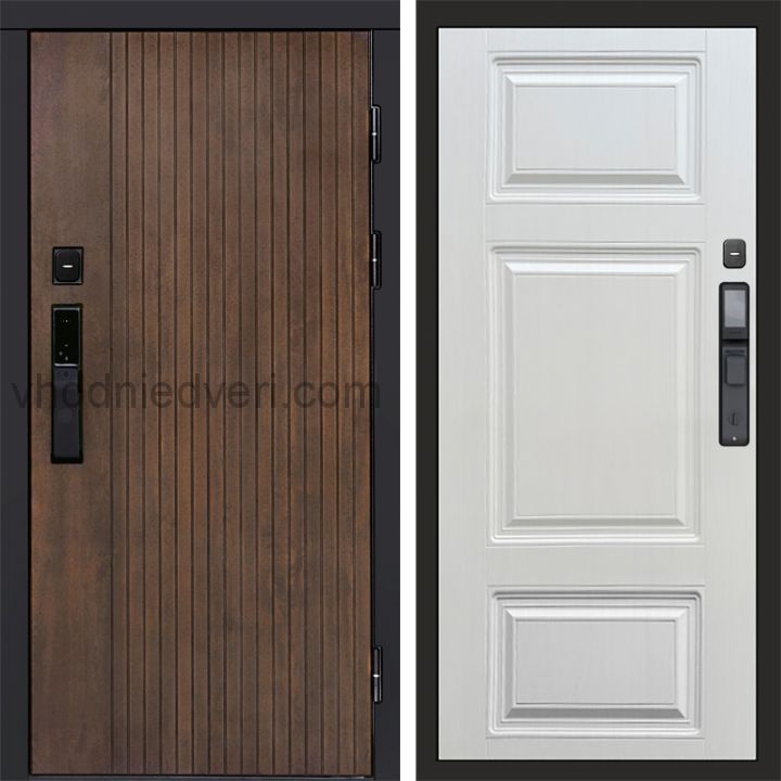 Входная дверь Termo-door ТВИСТ УЛЬТРА с электрозамком - Лион Лиственница