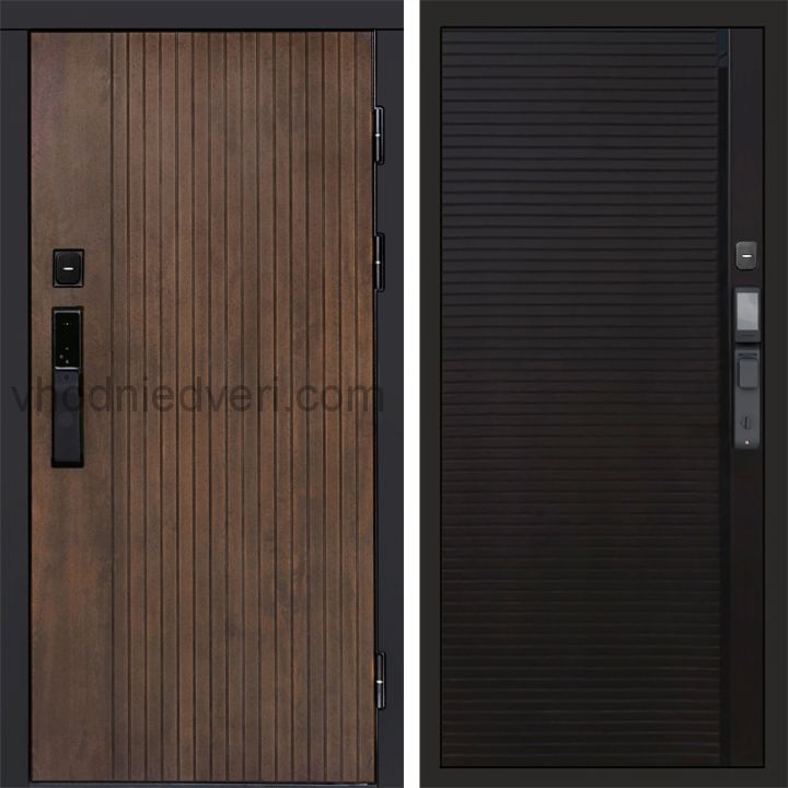Входная дверь Termo-door ТВИСТ УЛЬТРА с электрозамком - Porte black