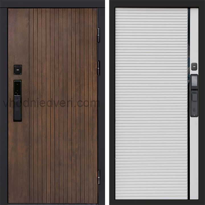 Входная дверь Termo-door ТВИСТ УЛЬТРА с электрозамком - Porte white