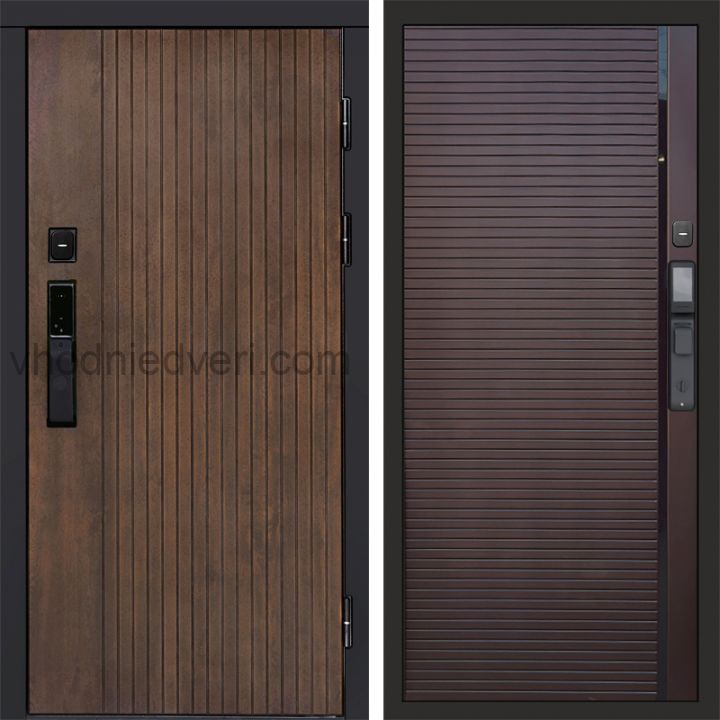 Входная дверь Termo-door ТВИСТ УЛЬТРА с электрозамком - Porte Шоколад