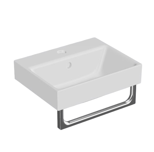 Изображение Раковина белая GSI Nubes 9684111 подвесная, накладная или встраиваемая 40х32