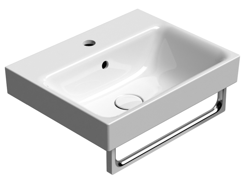 Изображение Раковина накладная/подвесная GSI NUBES 40х50 9682111 белая