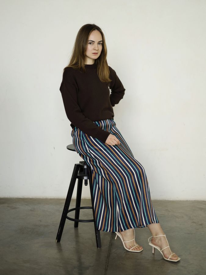 Свитер шоколад