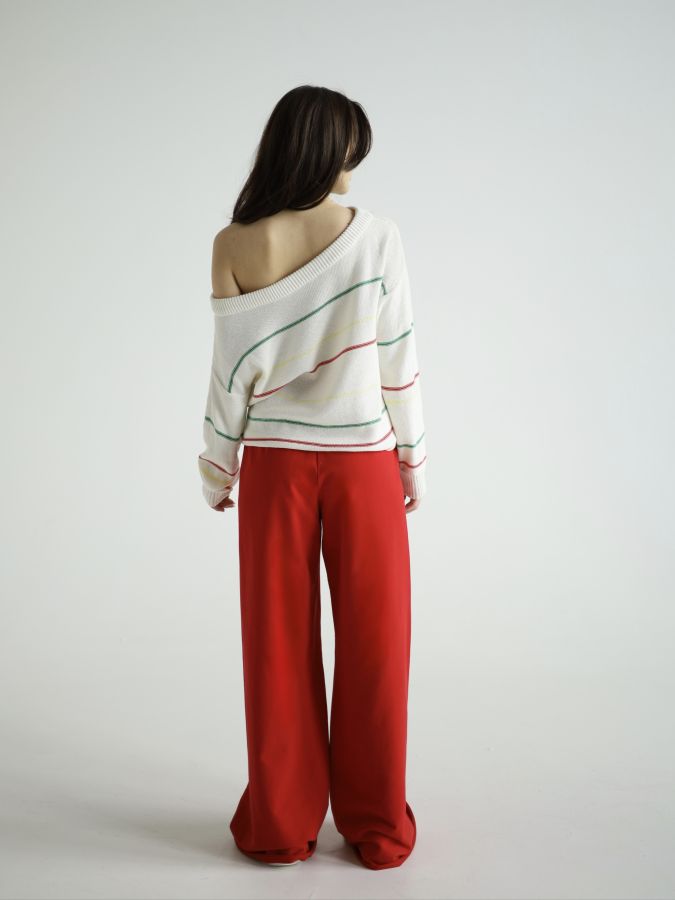 Свитер на одно плечо "Олимпиада"