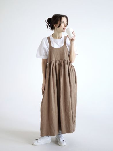 Сарафан Ortica из крапивы мокко