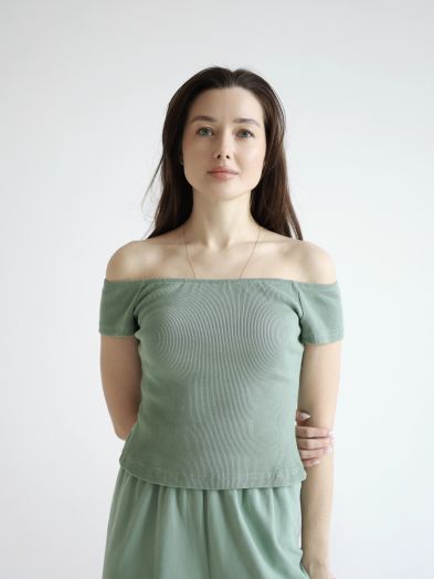 Топ футболка полынь