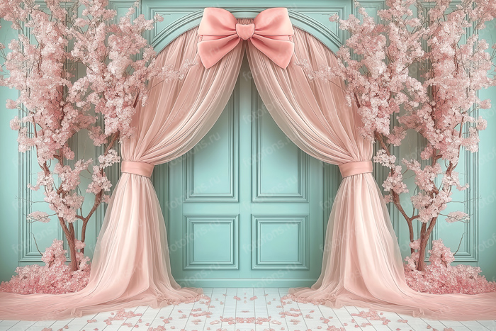 Фон стена "Sakura wall №1"