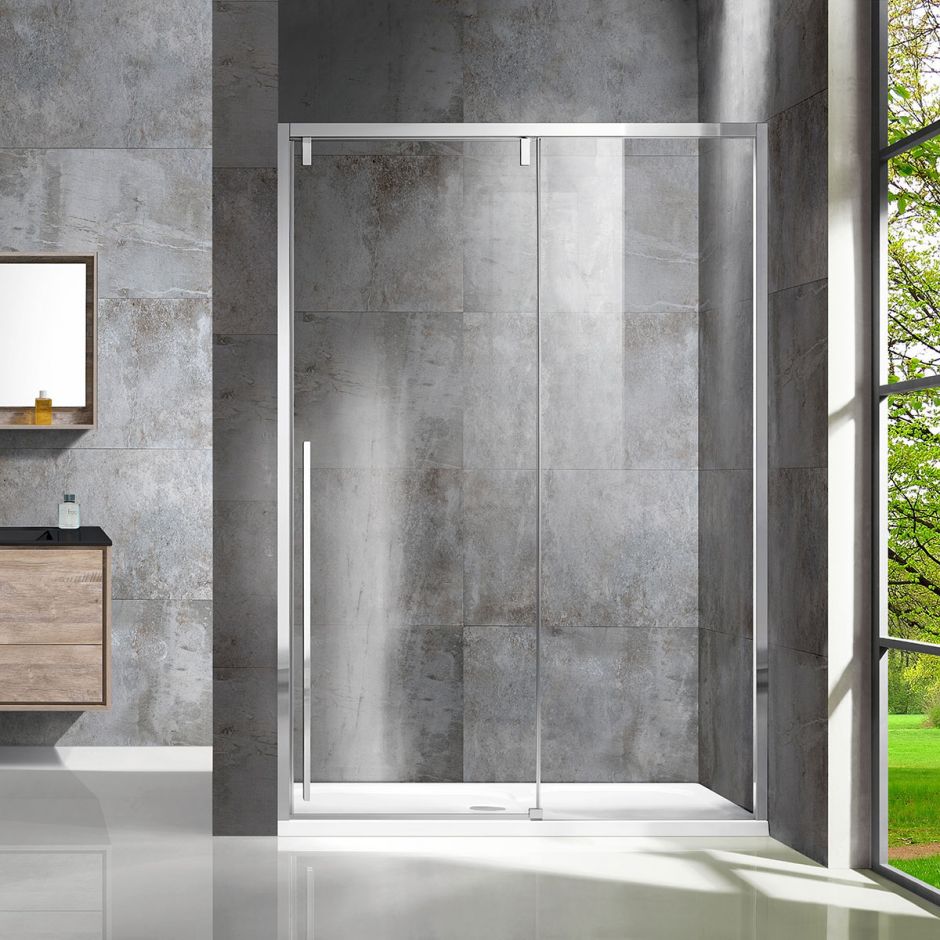 Изображение Широкая душевая дверь Vincea VDS-1L150CL-1 150х195 см