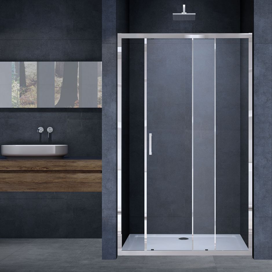 Изображение Душевая дверь на роликах Vincea VDS-3A140 140х195 см