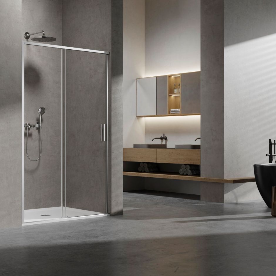 Изображение Раздвижная душевая дверь Vincea VDS-6SL110CL 110х200 см