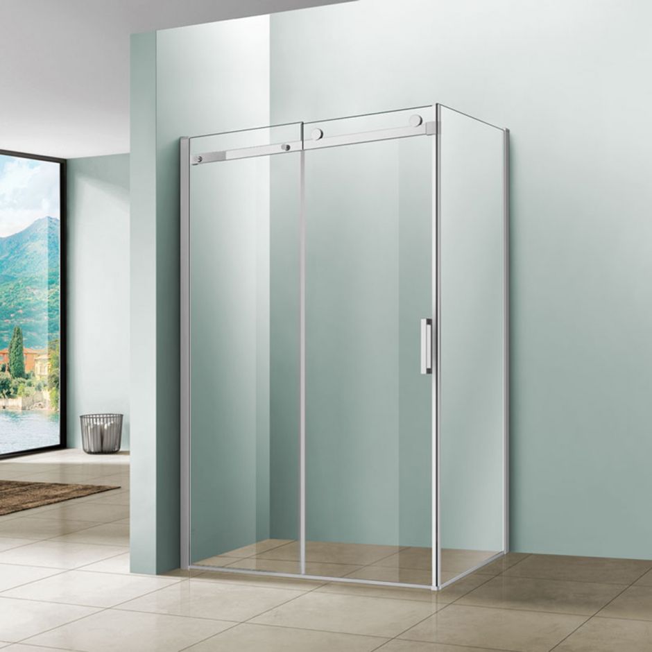 Изображение Однодверный душевой уголок Vincea VSR-1C1015CL 150х100 см