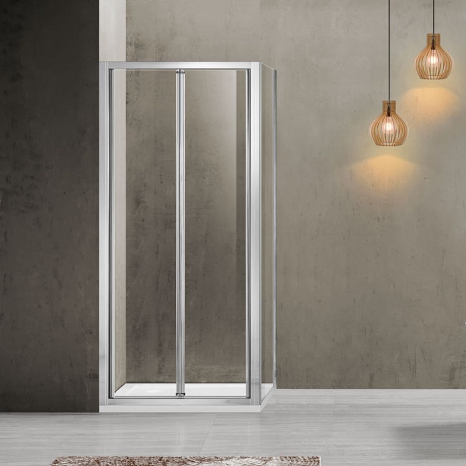 Изображение Хромированный душевой уголок Vincea VSR-1G8090C 90х80 см