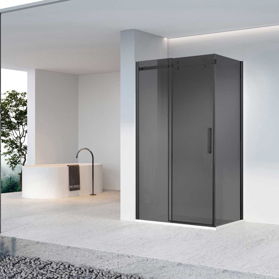 Изображение Раздвижной душевой уголок Vincea VSR-4CN9014C 140х90 см