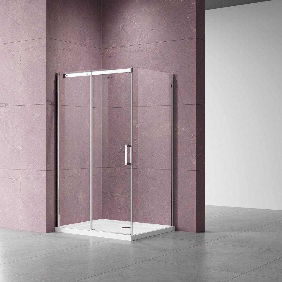 Изображение Раздвижной душевой уголок Vincea VSR-4D1016CL 160х100 см