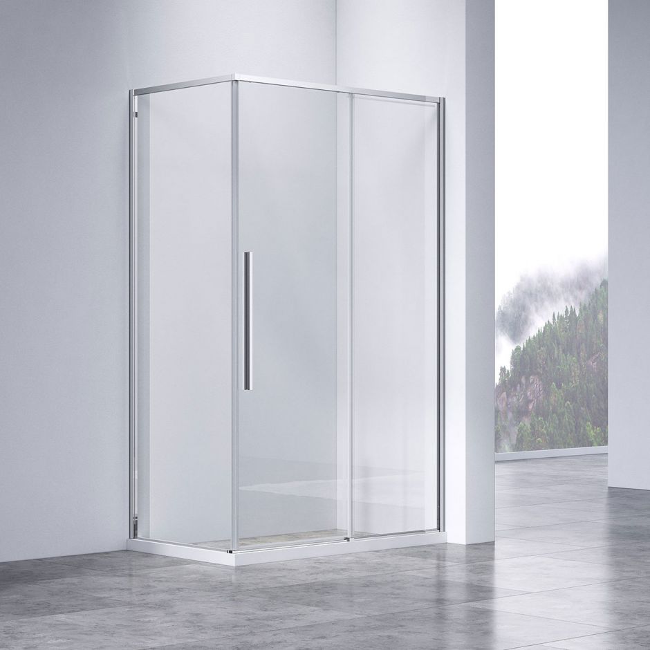 Изображение Прозрачный душевой уголок Vincea VSR-4SN8010CL 100х80 см