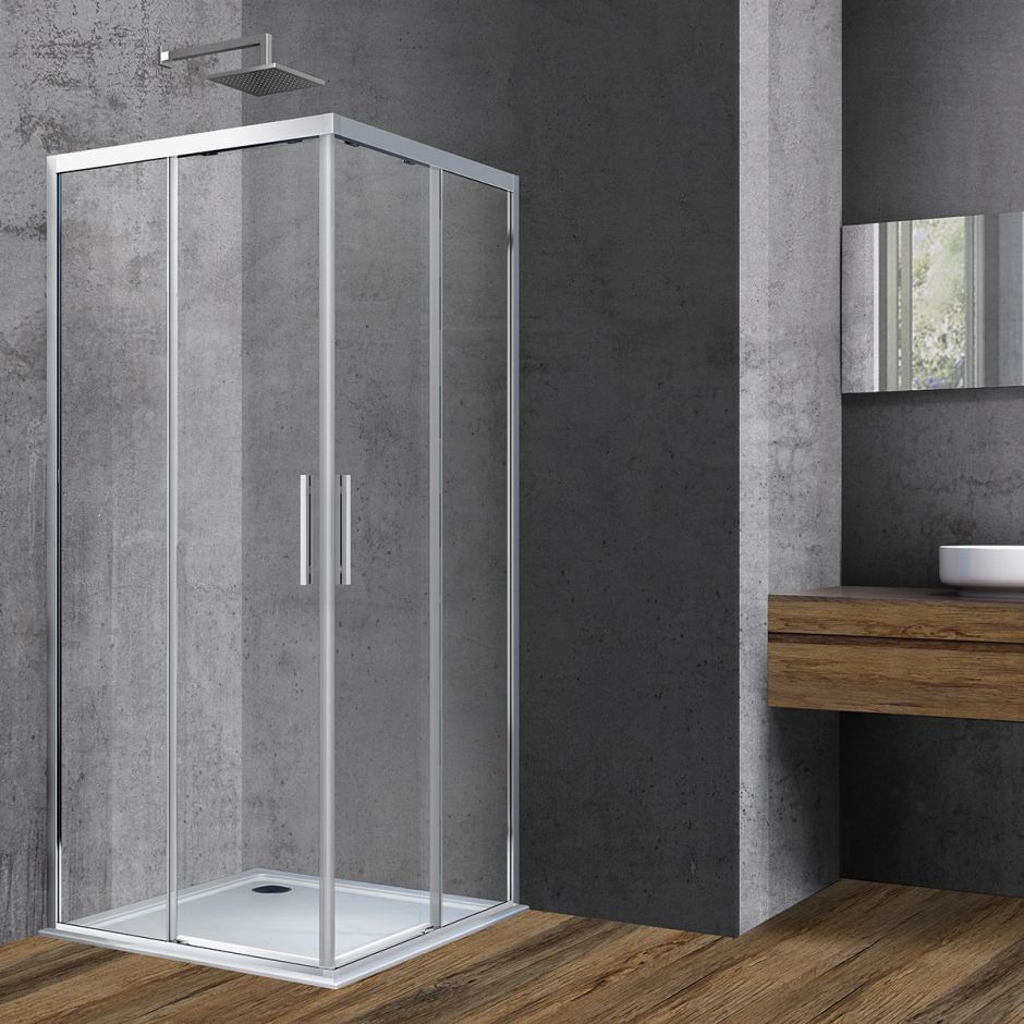 Изображение Квадратный душевой уголок Vincea VSS-3SO900CL 90х90 см