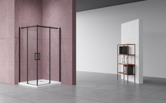 Раздвижной душевой уголок Vincea VSS-4D100CL 100х100 см схема 7