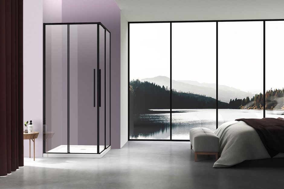 Прямоугольный душевой уголок Vincea VSS-4SN8010C 100х80 см ФОТО