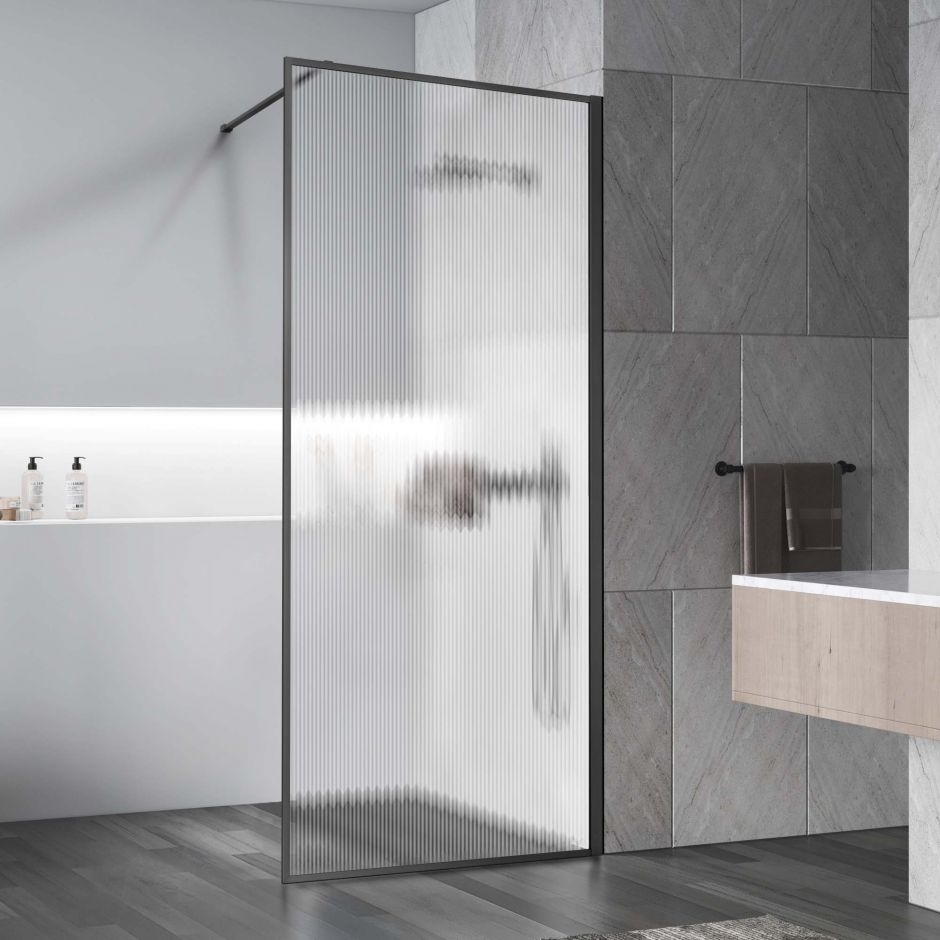 Изображение Стеклянная душевая перегородка Vincea VSW-1HP900 90х200 см