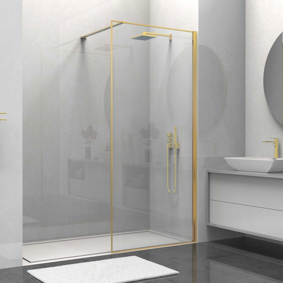 Изображение Неподвижная душевая перегородка Vincea VSW-1HS100C 120х200 см