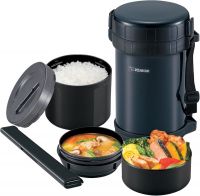 Термос с тремя контейнерами Zojirushi SL-XE20-AD для еды