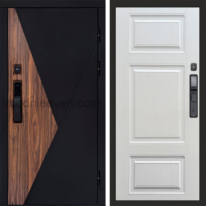 Входная дверь Termo-door МАТРИКС с электрозамком - Лион Лиственница