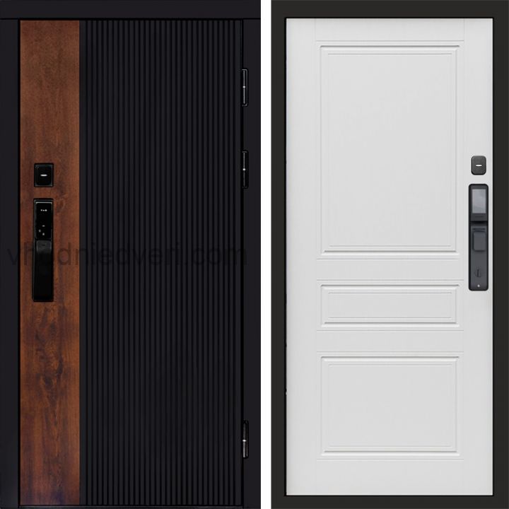 Входная дверь Termo-door ПРЕСТИЖ с электрозамком - Классика Лиственница