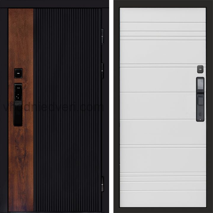Входная дверь Termo-door ПРЕСТИЖ с электрозамком - White line