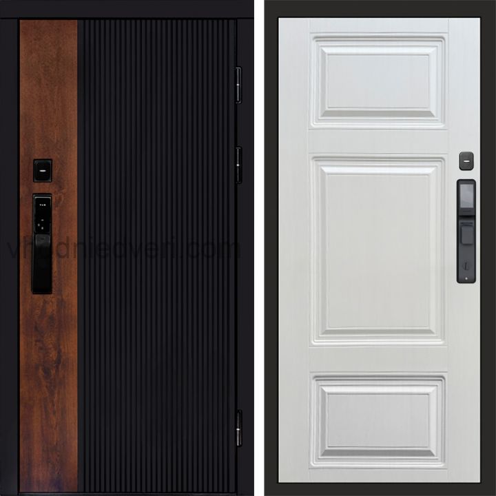 Входная дверь Termo-door ПРЕСТИЖ с электрозамком - Лион Лиственница