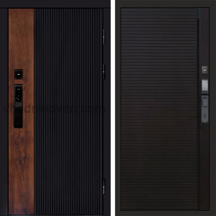 Входная дверь Termo-door ПРЕСТИЖ с электрозамком - Porte black