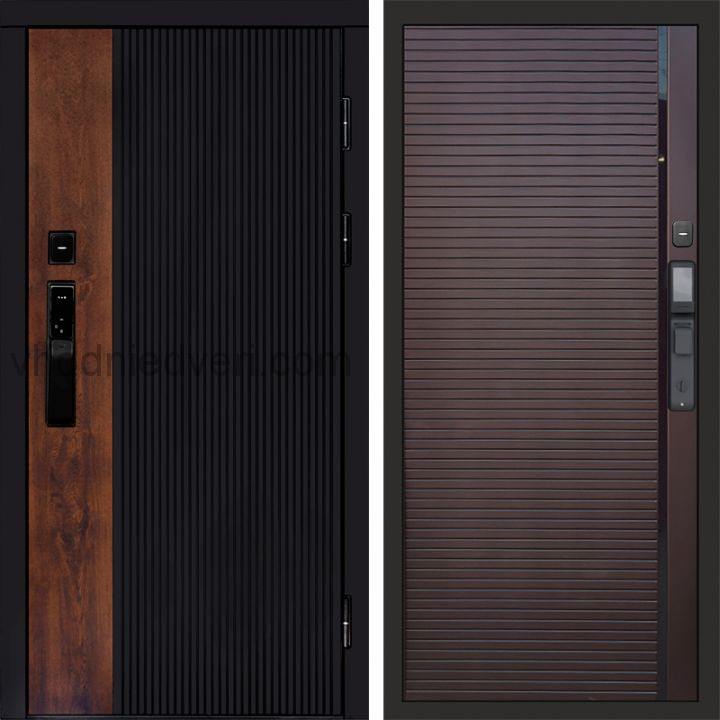 Входная дверь Termo-door ПРЕСТИЖ с электрозамком - Porte Шоколад