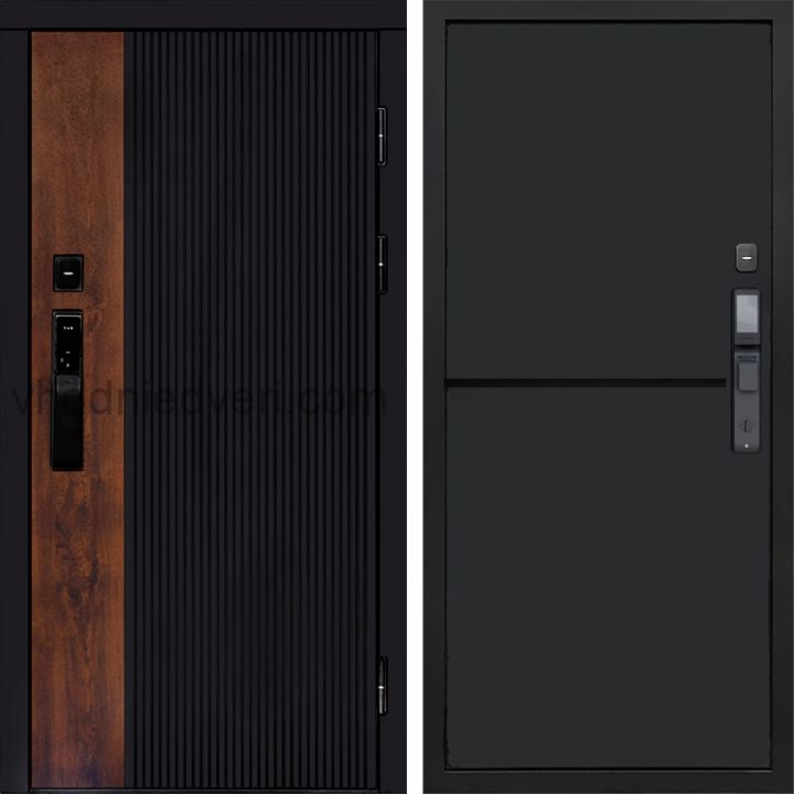 Входная дверь Termo-door ПРЕСТИЖ с электрозамком - Нео Black