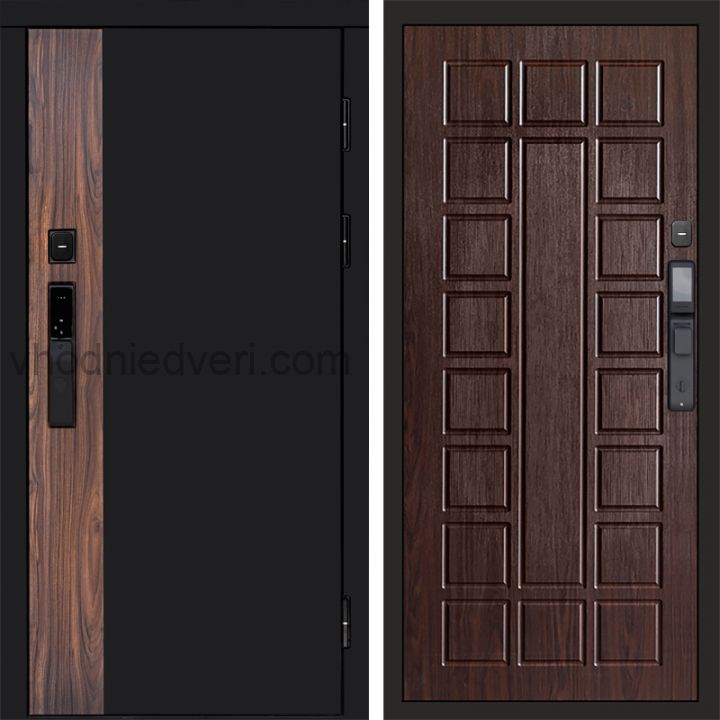 Входная дверь Termo-door ТОР с электрозамком - Престиж Венге