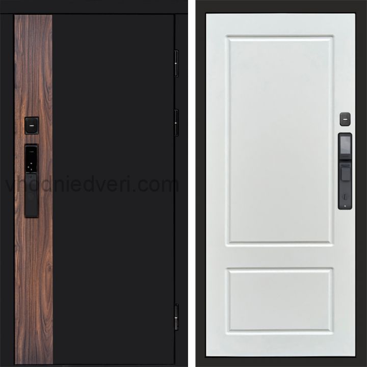 Входная дверь Termo-door ТОР с электрозамком - Марсель Белый софт