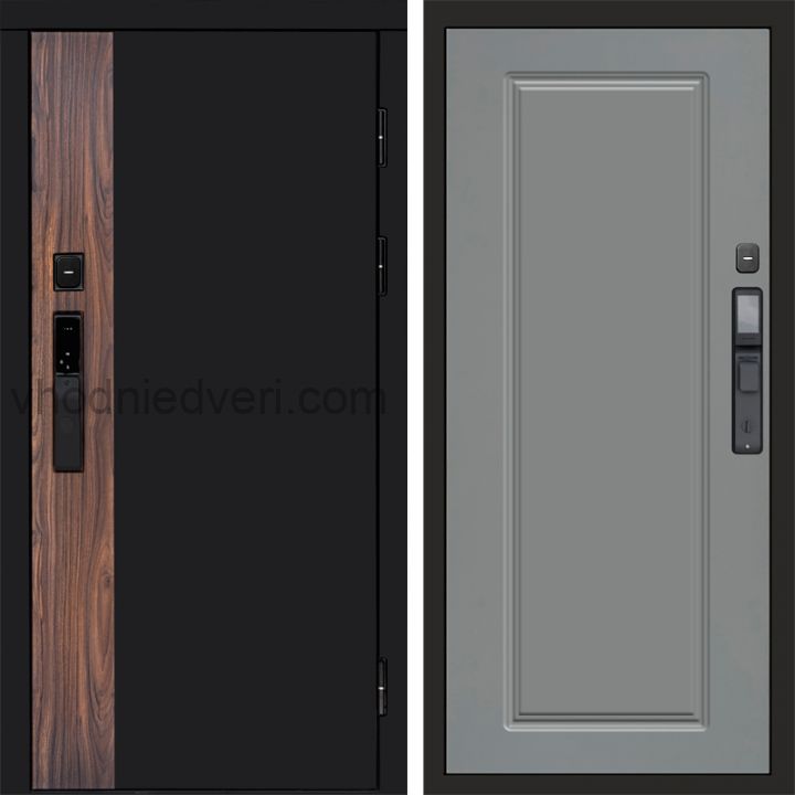 Входная дверь Termo-door ТОР с электрозамком - Гранд Грей софт