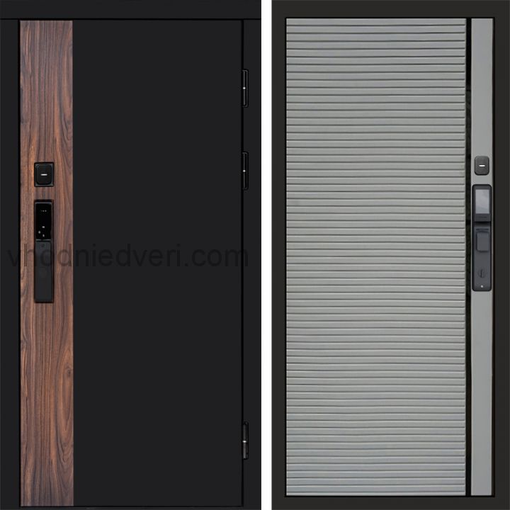 Входная дверь Termo-door ТОР с электрозамком - Porte Грей софт