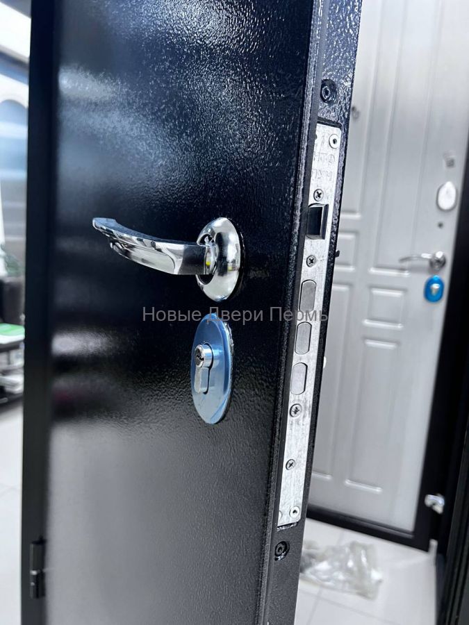 "Прораб Плюс 4,5 см" Серебро Дуб сонома металлическая дверь