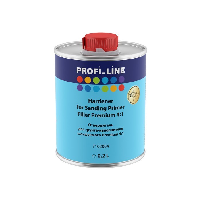 Profi Line Отвердитель для наполнителей и грунтов-наполнителей 4:1, объем 0,2л.