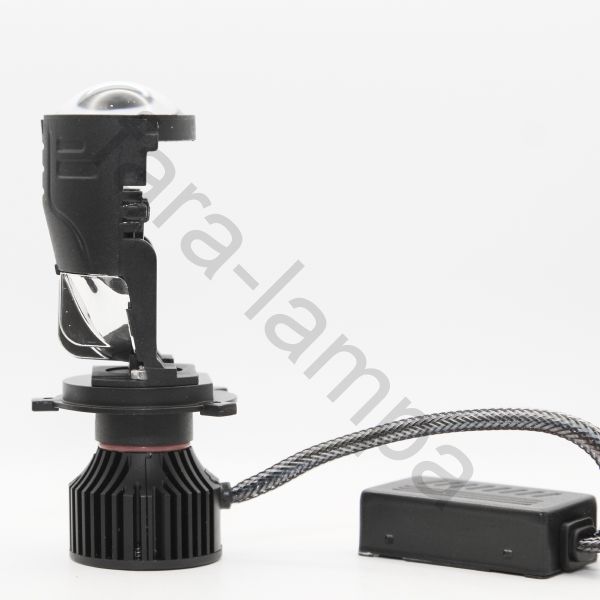 Светодиодные мини линзы автолампы в фары H4 (P43t)