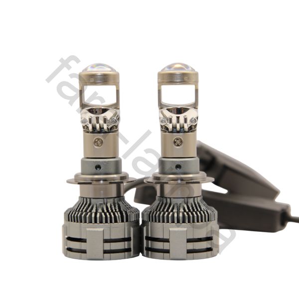 Светодиодные мини линзы автолампы в фары H7 серия PRO80