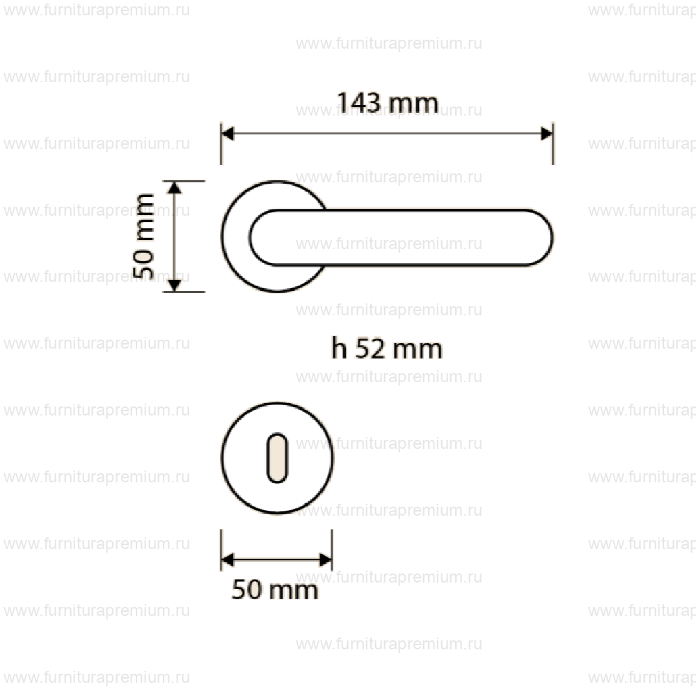 Ручка Linea Cali Lola Zincral 428 RB 027