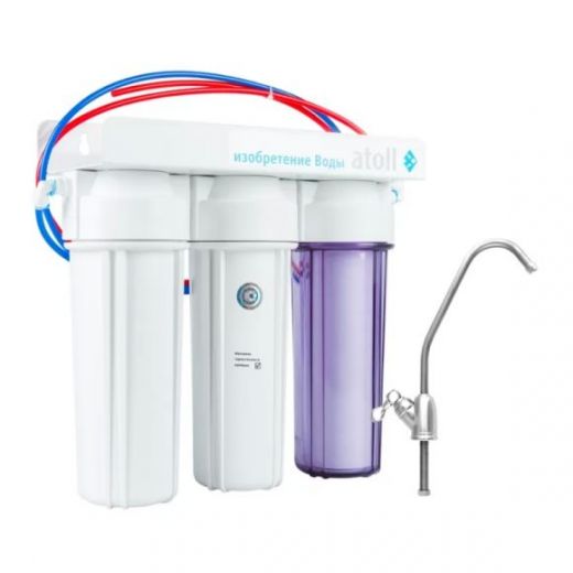 Проточный фильтр Atoll D-31 (Патриот), с краном (A-7392-CP)