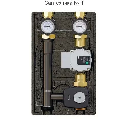 Насосная группа со смесителем ELSEN SMARTBOX 3.5 - Ду25 (без насоса и без сервопривода)