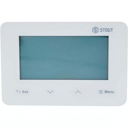 Беспроводной комнатный двухпозиционный регулятор STOUT ST-293v2, белый