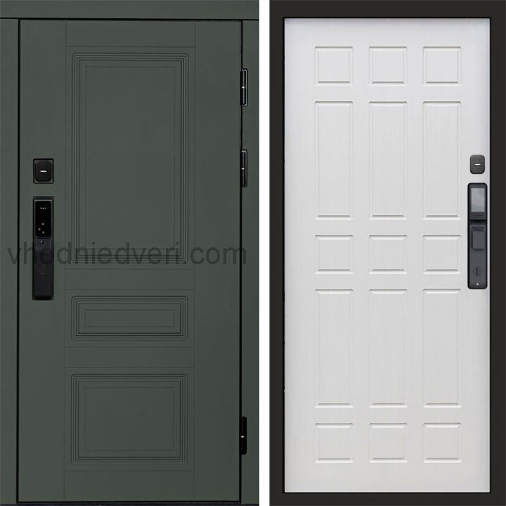 Входная дверь Termo-door ОРЕГОН GREEN с электрозамком - Спарта Лиственница