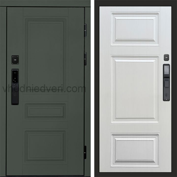 Входная дверь Termo-door ОРЕГОН GREEN с электрозамком - Лион Лиственница